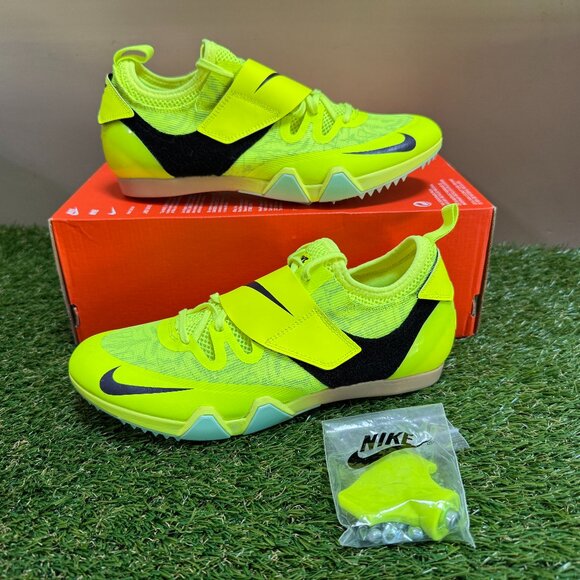Nike Other - Nike Zoom Pole Vault Elite Track Jumping Spikes Mens 8.5 Volt DR9926-700 NEW